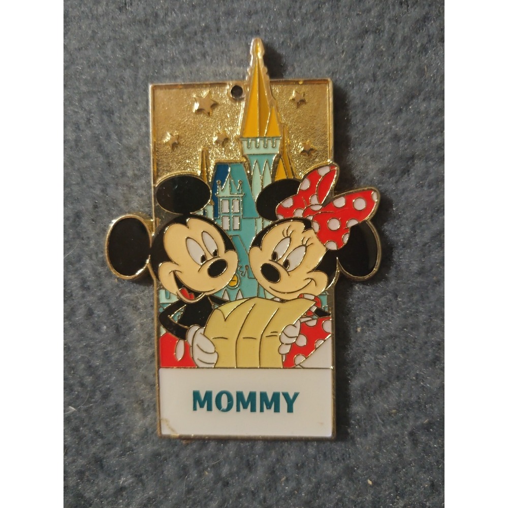 Walt Disney World Resort Mickey Minnie Mommy Keychain Fob